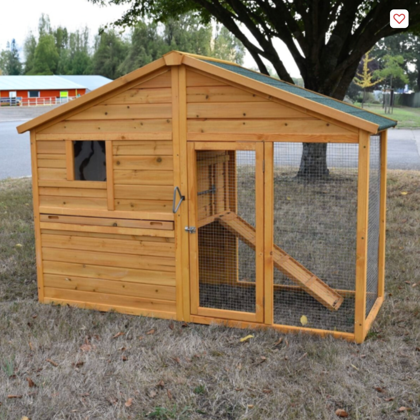 Poulailler Orava 2 à 4 poules toit shingle ouvrant